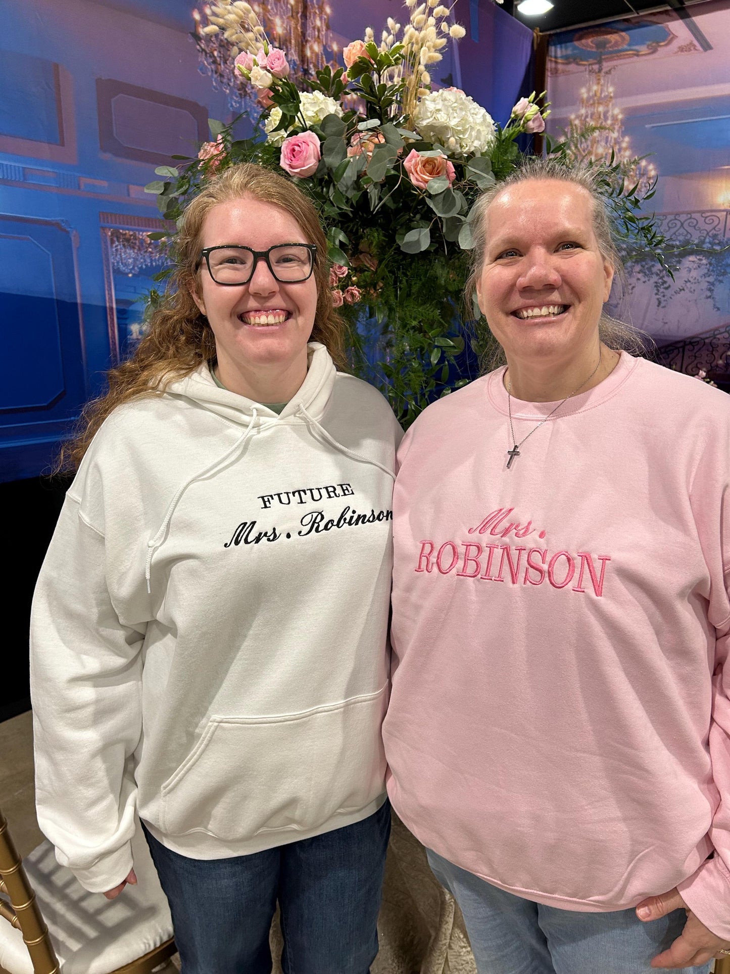 Personalized Mrs. Last Name Sweatshirt for the New Bride | Custom Bridal Gift | Wedding Sweatshirt | Just Married Newlywed Apparel