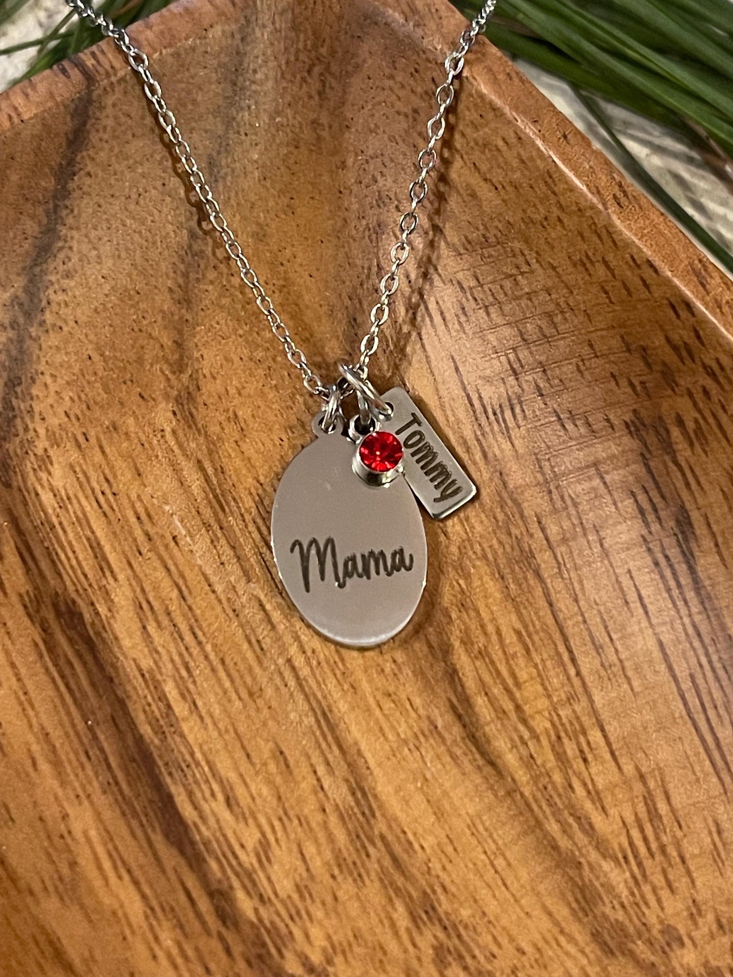 Personalized Mama Necklace with Kids Names | Mothers Day Gift from Son or Daughter | Custom Jewelry for Grandma Nana Gigi Mamaw
