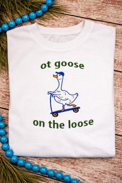 Occupational Therapist OT Goose on the Loose Embroidered Shirt | Occupational Therapy Appreciation Month