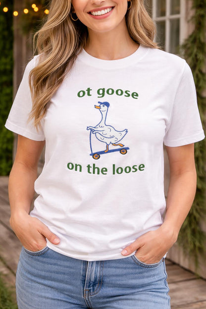 Occupational Therapist OT Goose on the Loose Embroidered Shirt | Occupational Therapy Appreciation Month