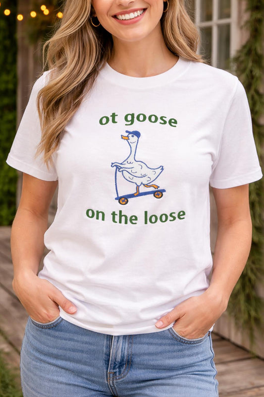 Occupational Therapist OT Goose on the Loose Embroidered Shirt | Occupational Therapy Appreciation Month