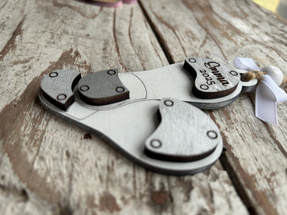 Personalized Clogging Dance Christmas Tree Ornament | Tap Shoes Ornament  | Dance Teacher Gift | Gift For Clogger