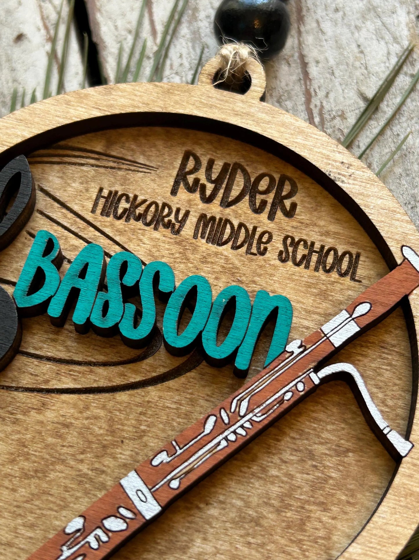 Personalized Bassoon Orchestra Christmas Tree Ornament | Bassoonist Gift | Custom Music Bassoon Lover Keepsake | Bassoon Player  Present