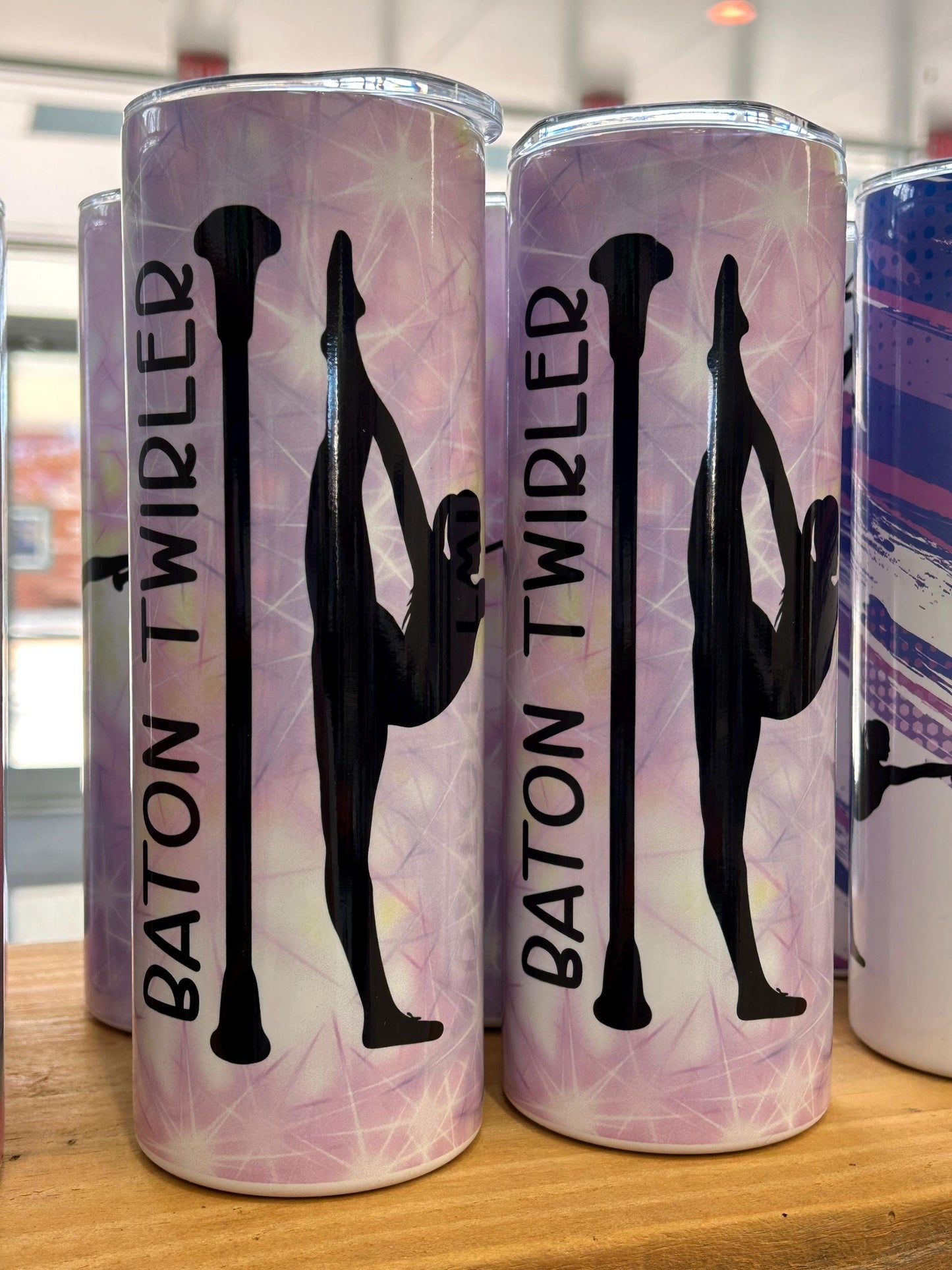 Baton Twirler Tumbler | Gift for Majorette | Baton Coach or Twirl Mama Stainless Steel 20 oz Cup