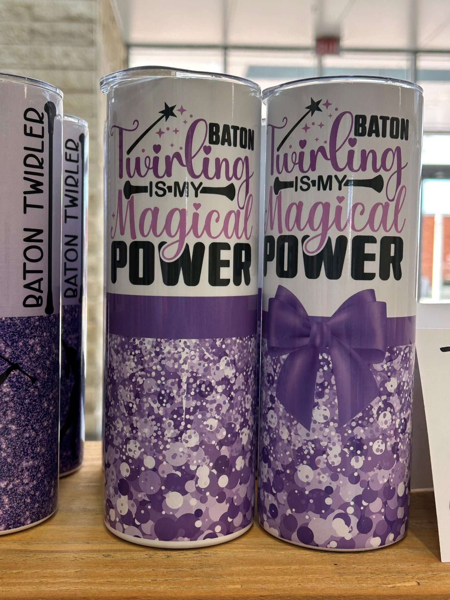Baton Twirler Tumbler | Gift for Majorette | Baton Coach or Twirl Mama Stainless Steel 20 oz Cup