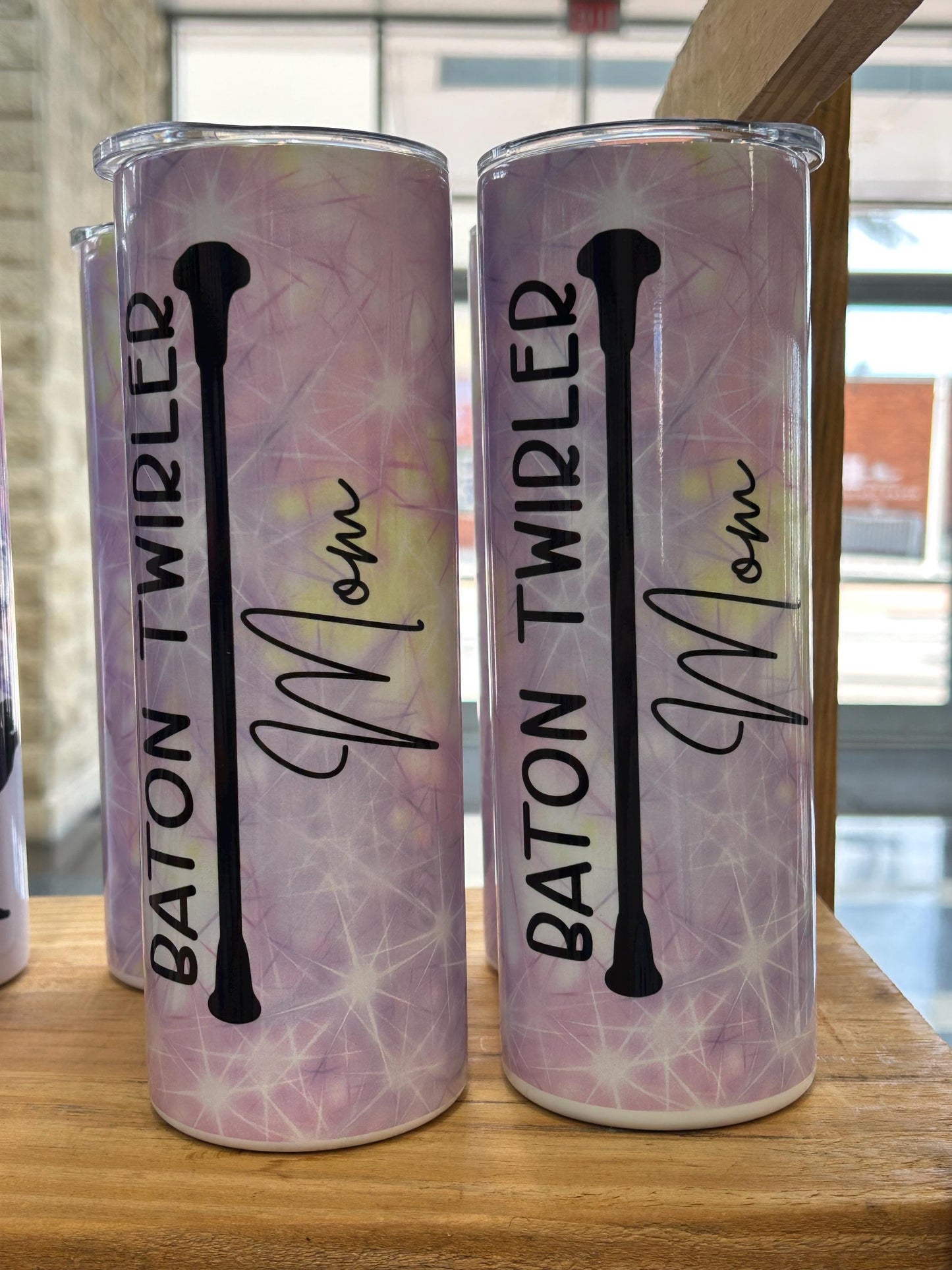 Baton Twirler Tumbler | Gift for Majorette | Baton Coach or Twirl Mama Stainless Steel 20 oz Cup