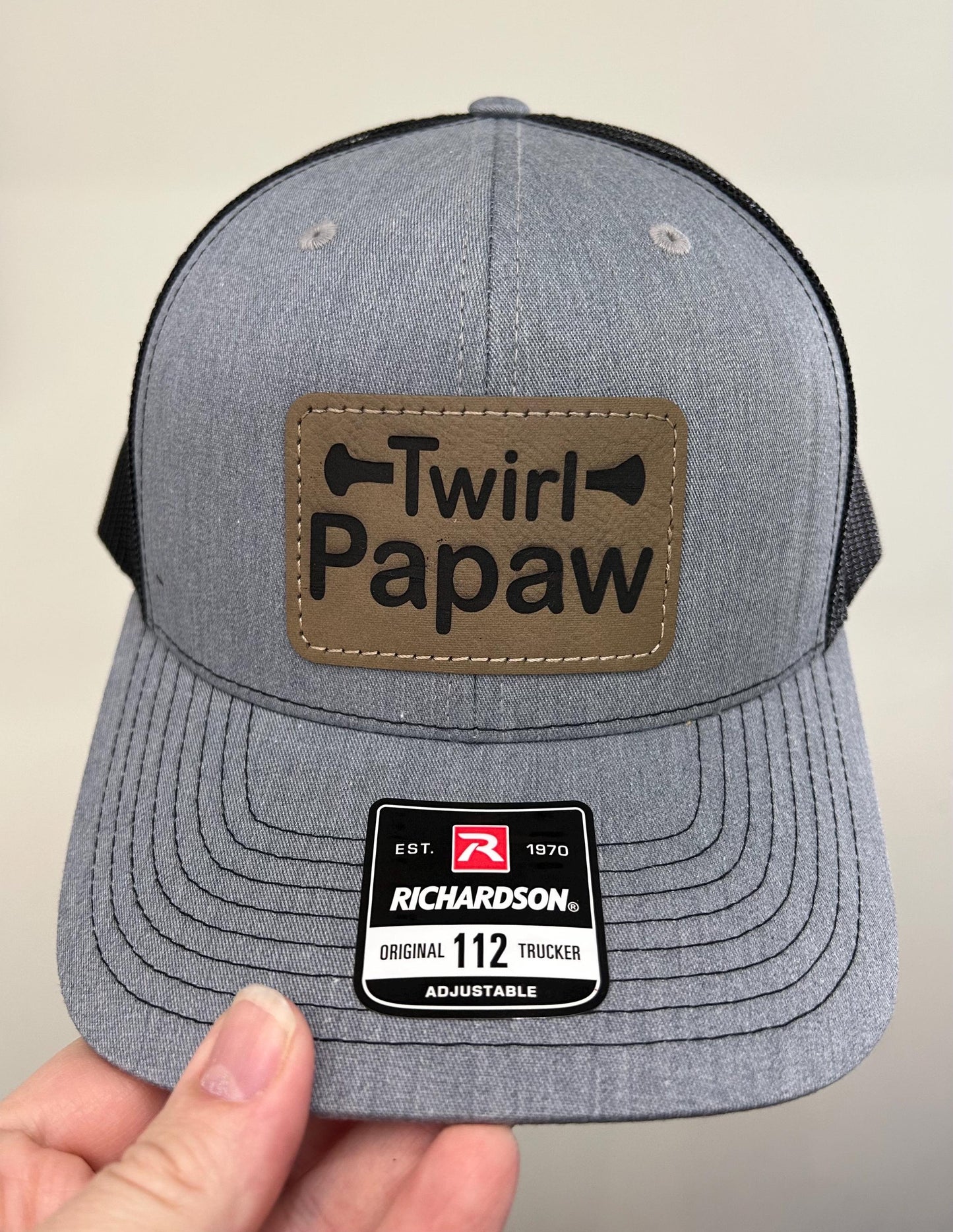 Twirl Dad Trucker Hat | Baton Twirling Majorette Grandpa Papa Papaw Pop