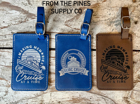 Bulk Order Personalized Luggage Tags | Gift for Cruise Clients