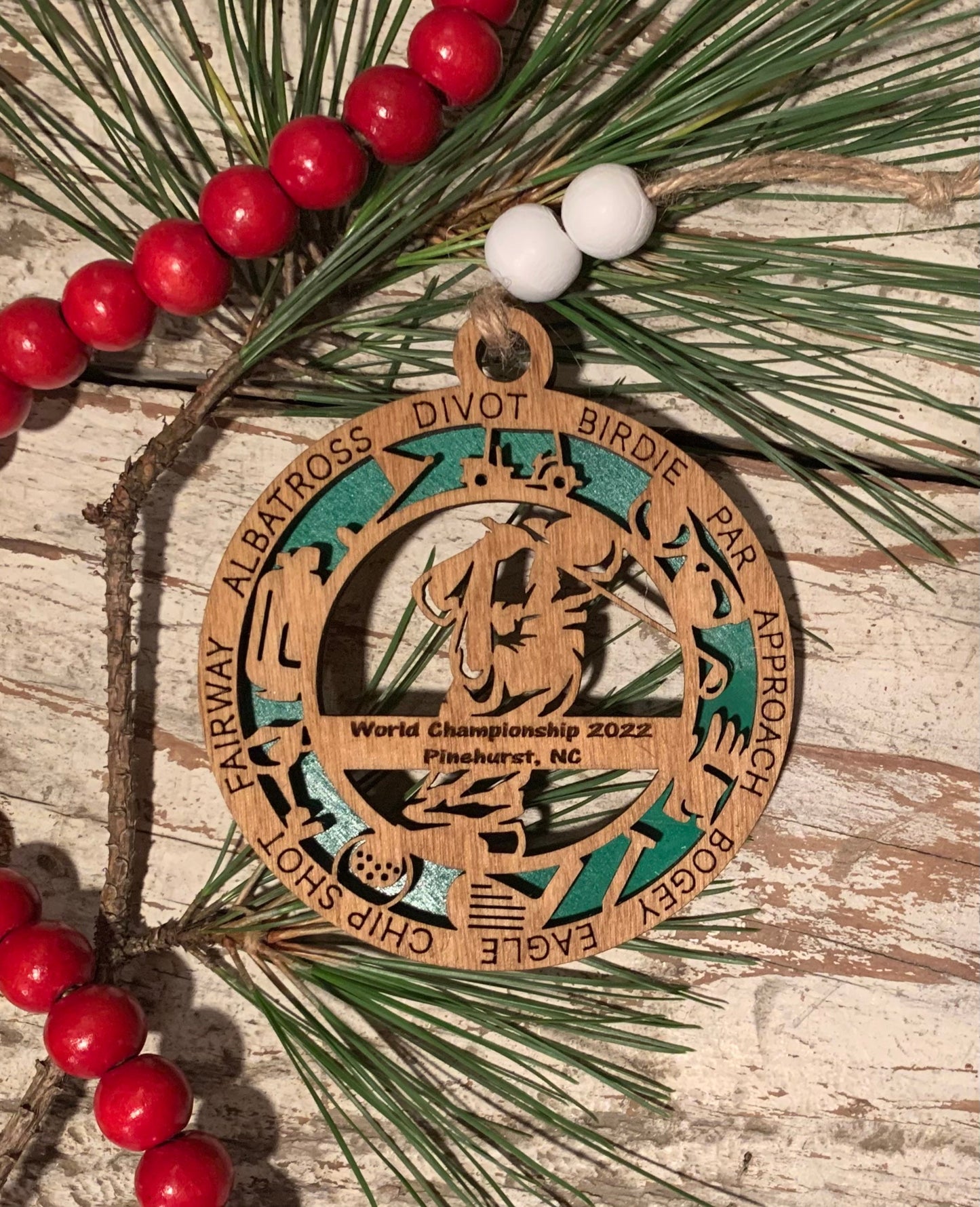 Personalized Golf Christmas Tree keepsake Ornament | High School Golf Ornament | Gift for Golfer | Golf Tournament Keepsake | Hole in One