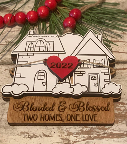 2024 Blended Family Christmas Tree Ornament | Blended Family Wedding Gift | Step Parents Gift