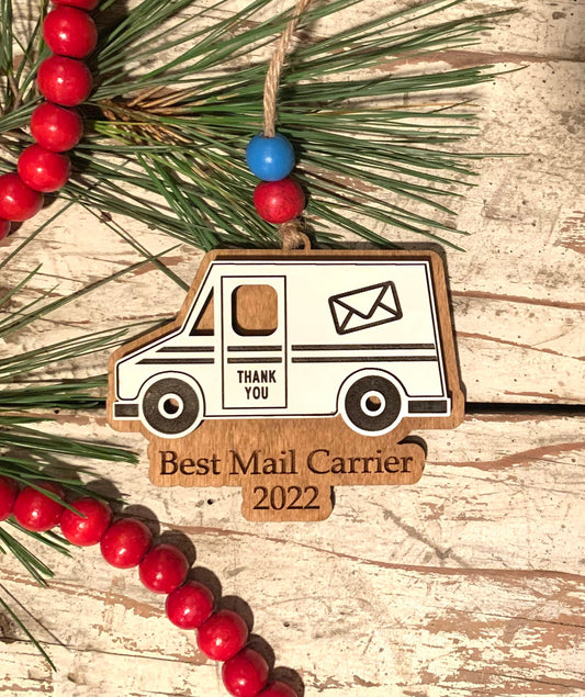 2024 Personalized USPS Mail Carrier-Postman Christmas Tree keepsake Ornament | Gift for Mail Carrier | Postal Worker Appreciation Gift