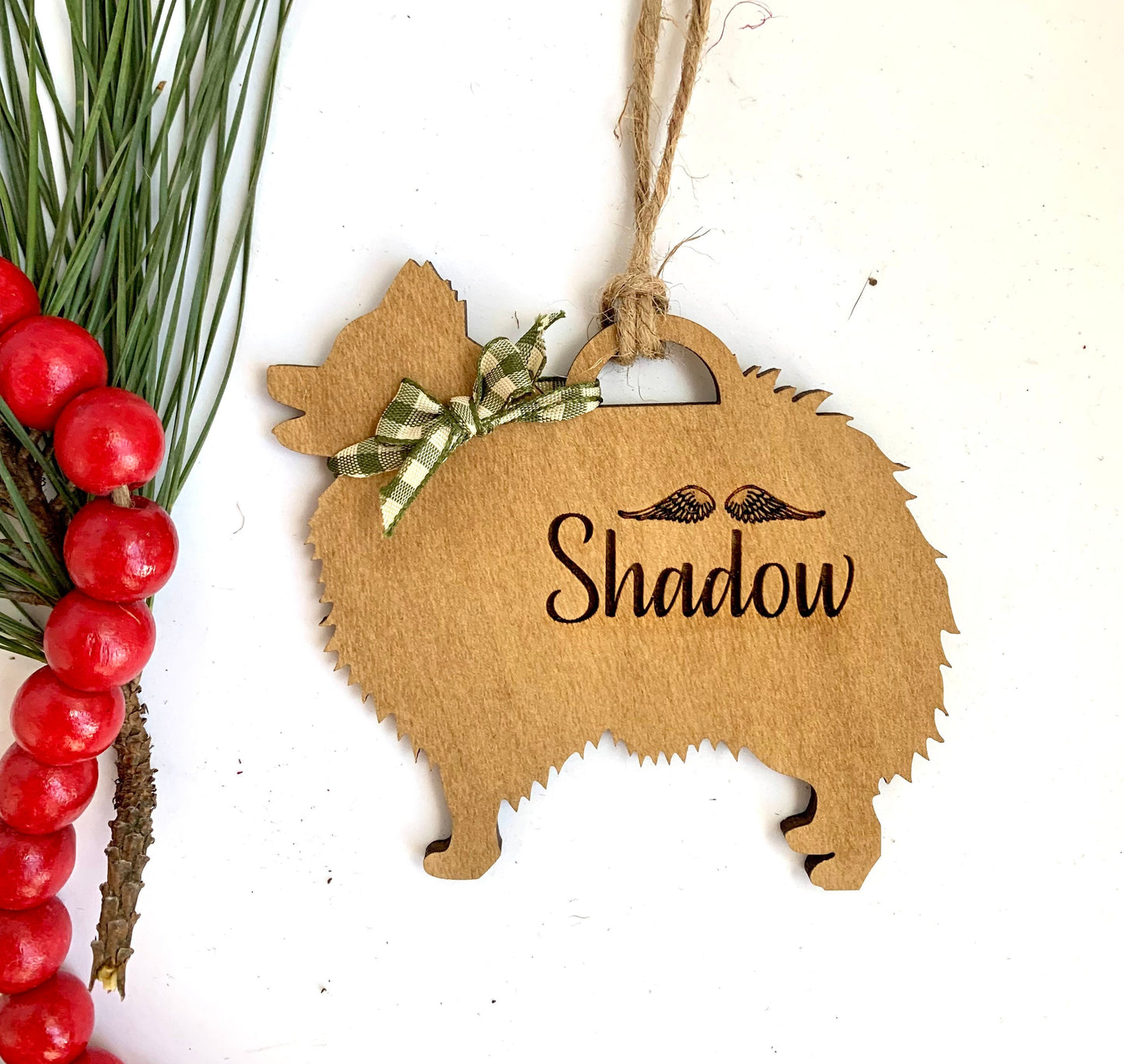 Personalized Pom Pomeranian | Poodle | Retriever | Rhodesian Ridgeback Dog Christmas Tree Ornament | Dog Mom | Custom Dog Lover gift