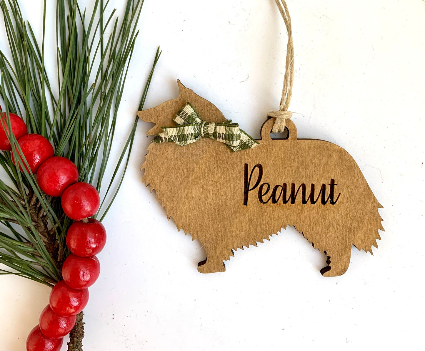Personalized Rottweiler Rot | Samoyed | Schnauzer | Sheltie Dog Breed Christmas Tree Ornament |  Dog Mom | Dog Lover gift