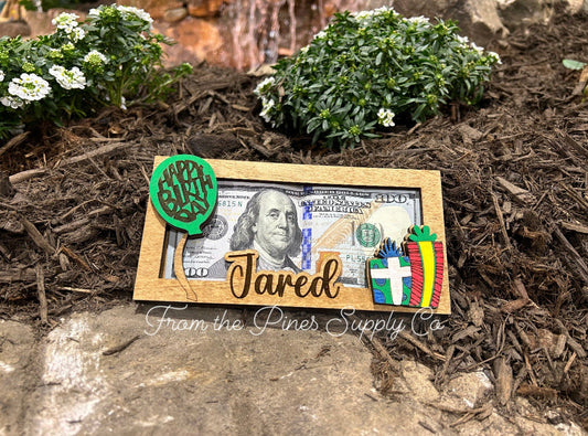 Personalized Happy Birthday Money Holder Gift Girl Boy | Birthday Cash Holder |  Custom Money Holder | Birthday Gift | Personalization Gift